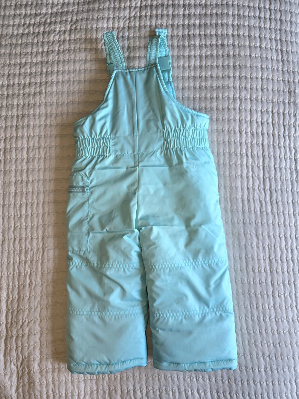 Carter's Light Turquoise Snow Overalls Bib